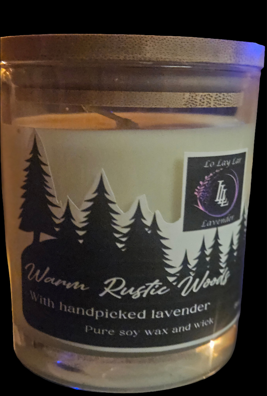 Warm Rustic Woods Candle