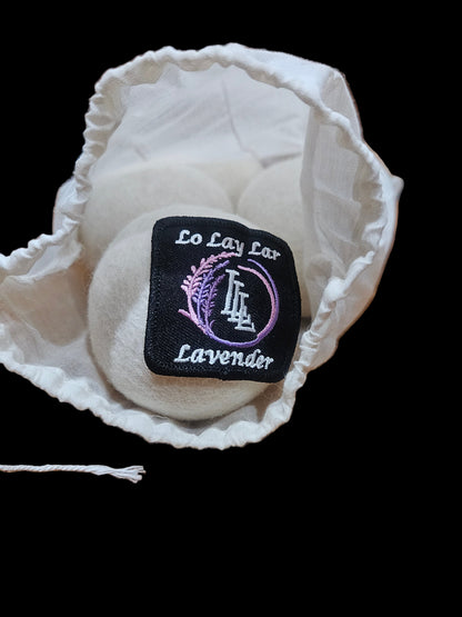 Dryer balls with lavender