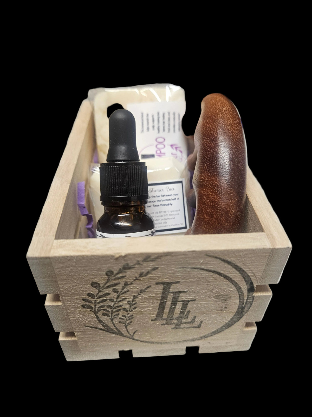 Natural Hair Care Basket