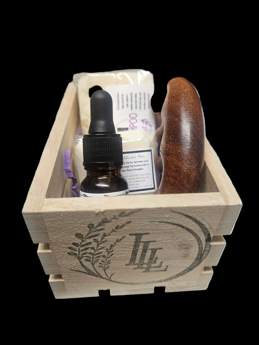 Natural Hair Care Basket