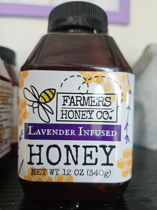 Lavender infused honey