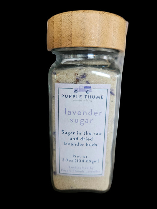 Lavender sugar