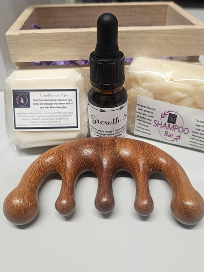 Natural Hair Care Basket